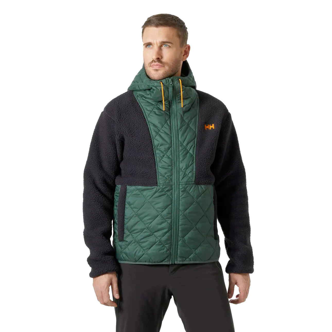 Helly Hansen Stowe Hooded Hybrid Men’s Jacket Xl Jungle Green