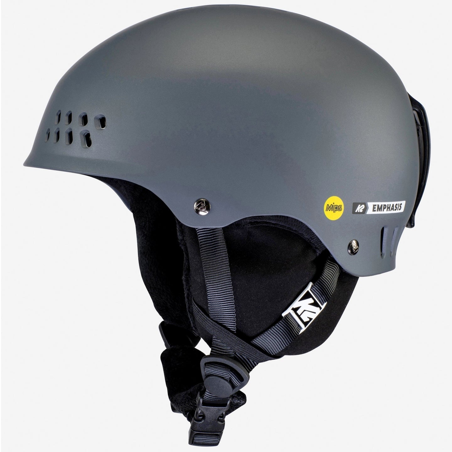 k2 emphasis helmet-color-matte pearl charcoal