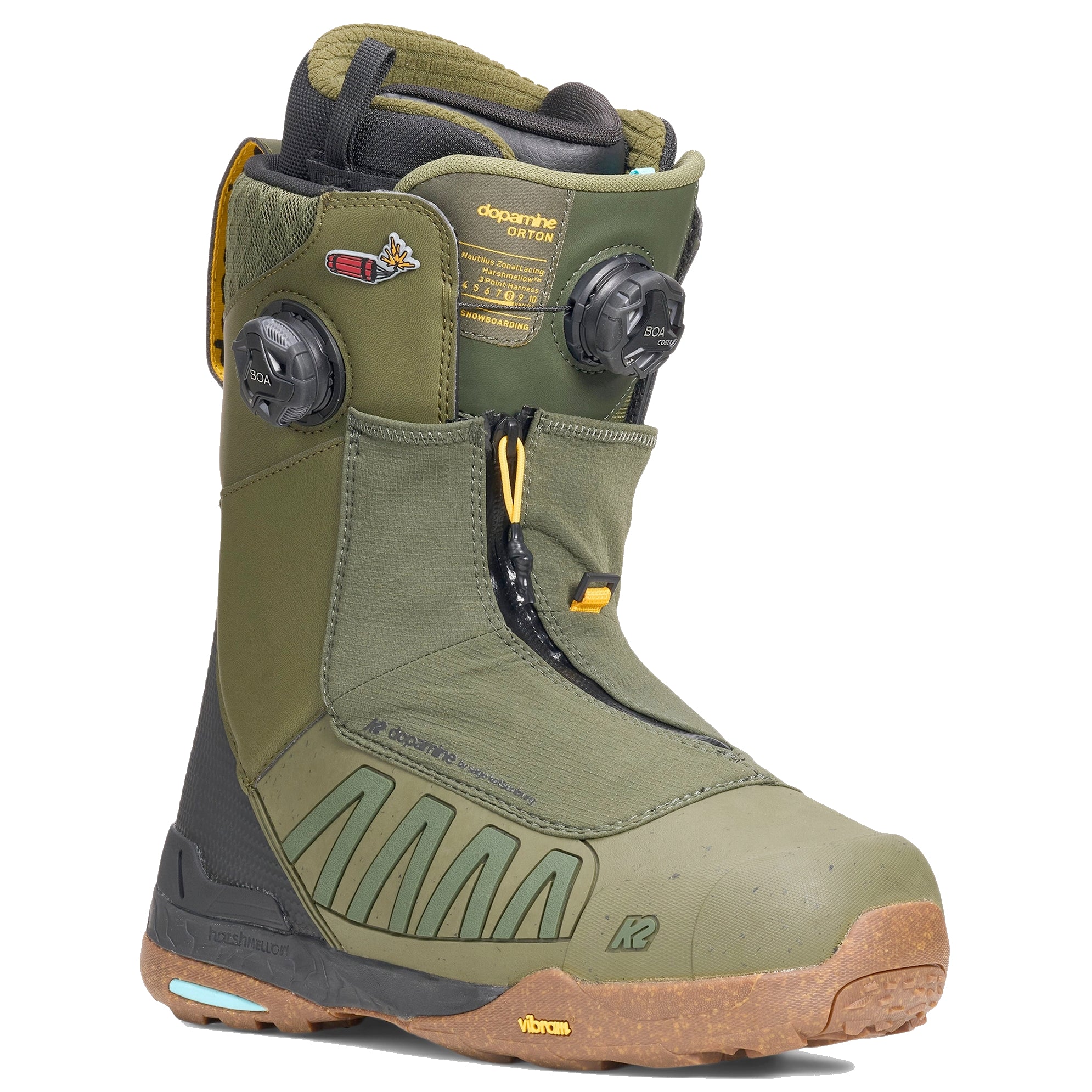K2 ORTON board Boots - Green [新品] K2 ORTON | Snowboard Boots | ERIK'S – ERIK'S Bike Board & Ski