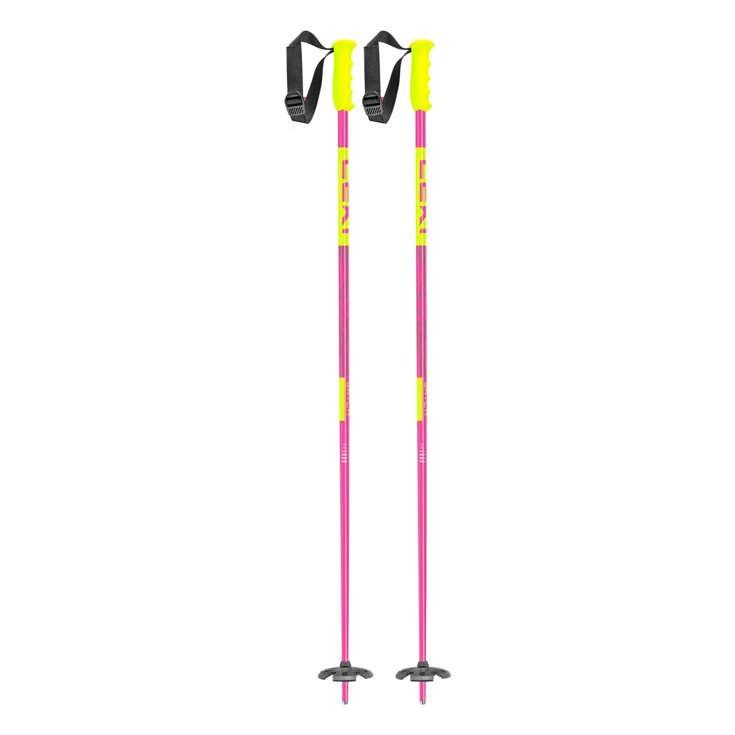leki swtch pow ski poles 2025-color-pink/neon yellow