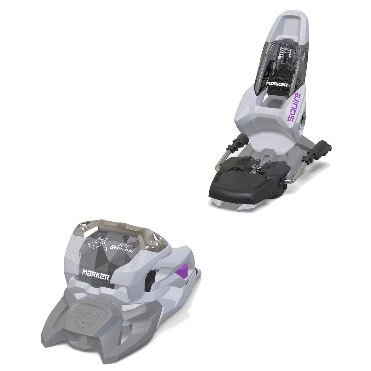 Marker Squire 11 90mm Ski Bindings 100Mm Grey/Purple