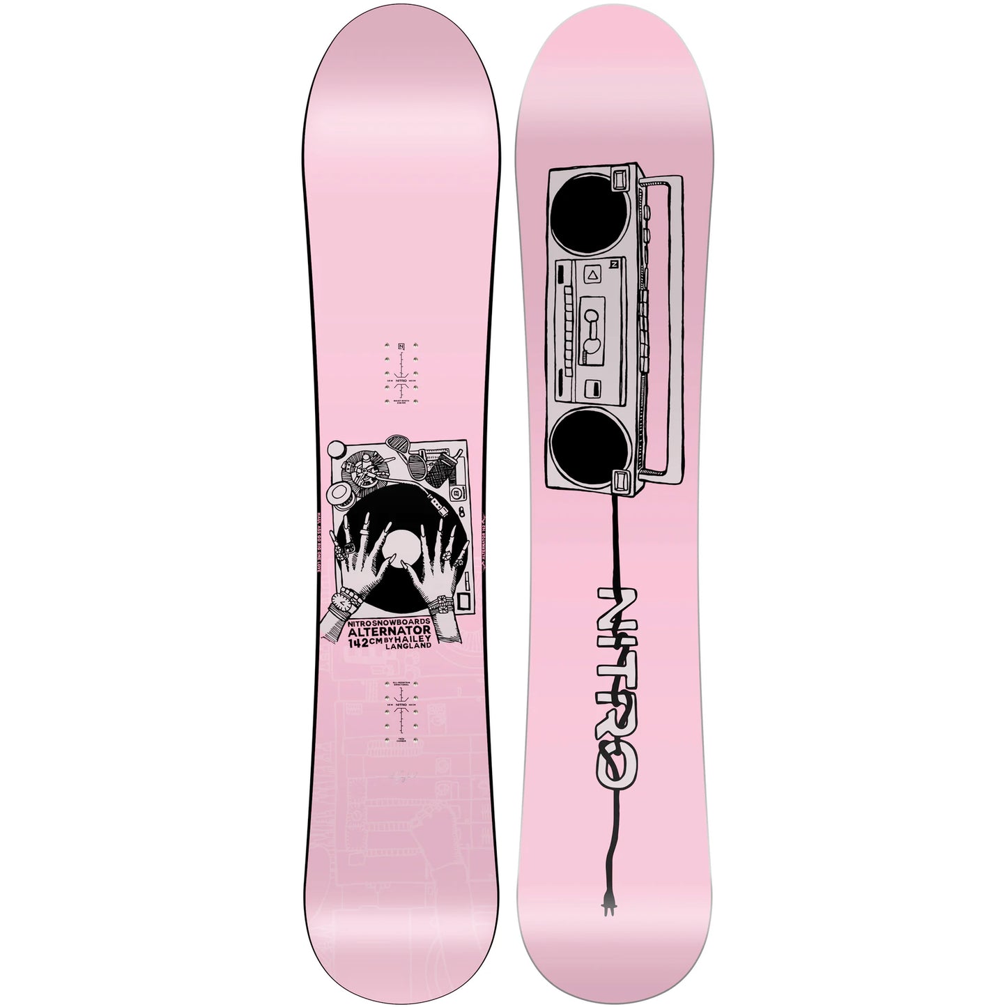 nitro alternator x hailey women's snowboard