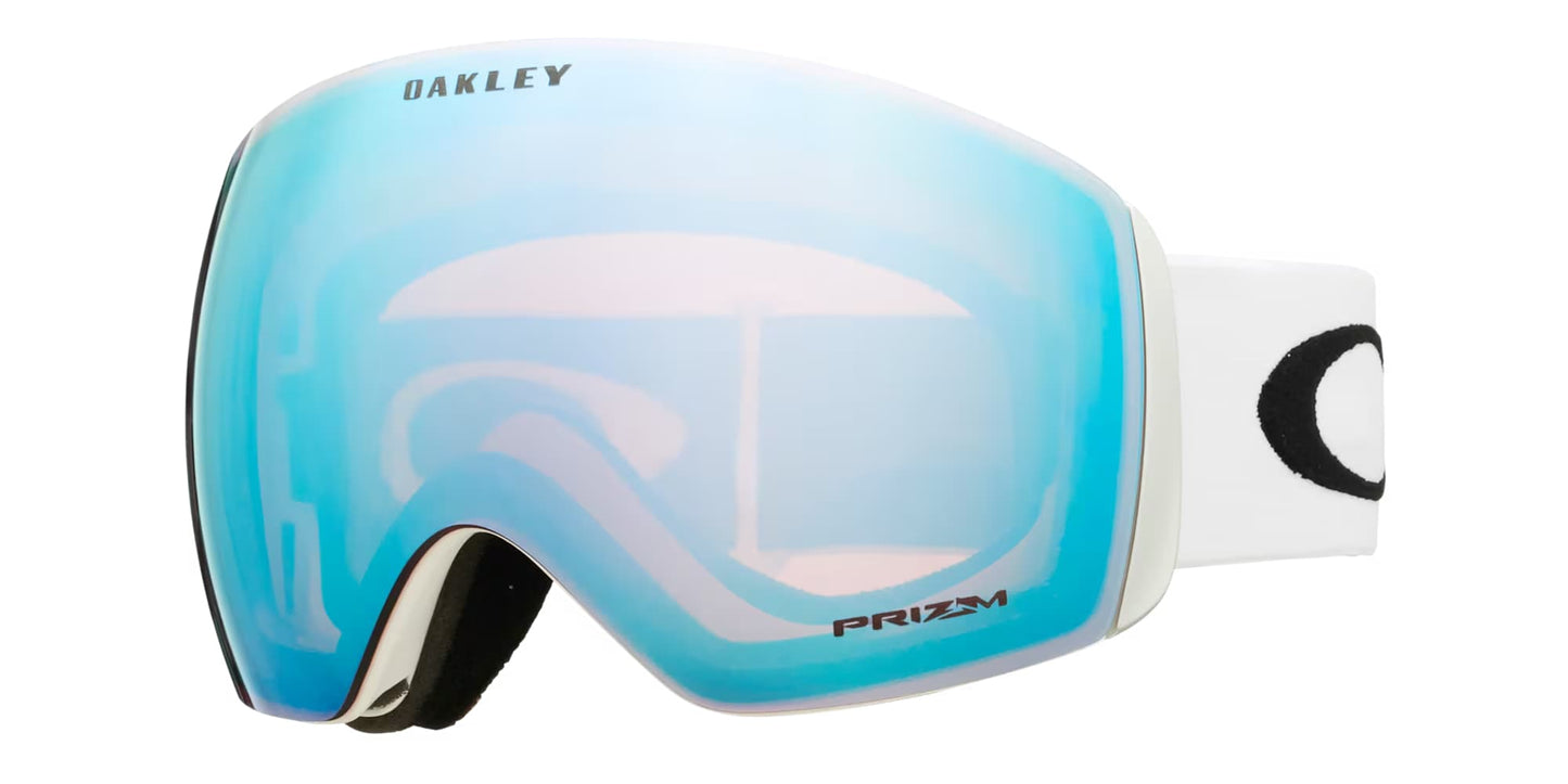 Oakley Flight Deck L Snow Goggles L Matte White Prizm Snow Sapphire Irid