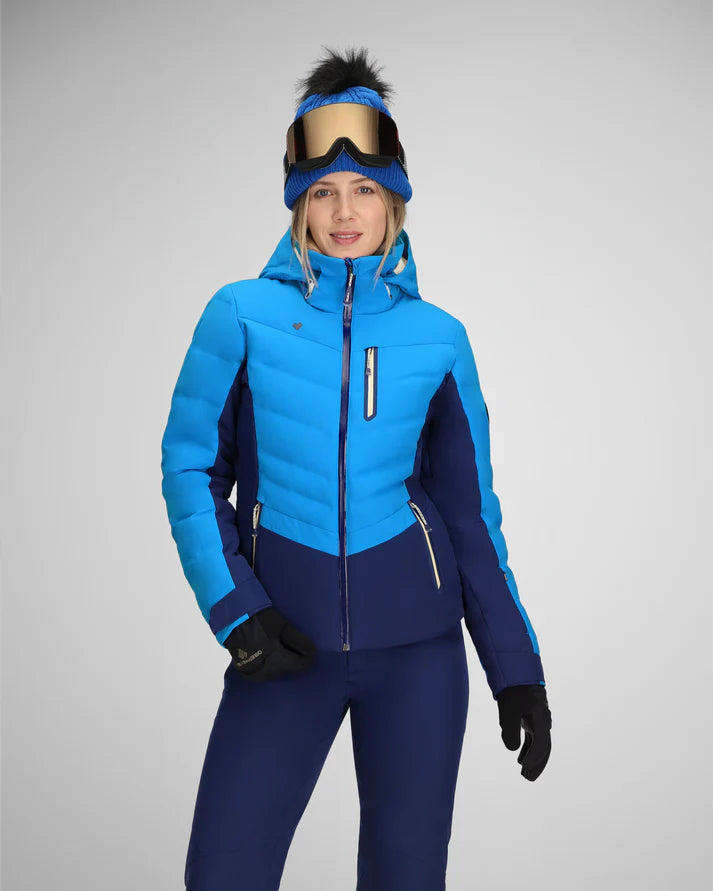 Obermeyer Cosima Women’s Down Jacket 12 Bali Blue