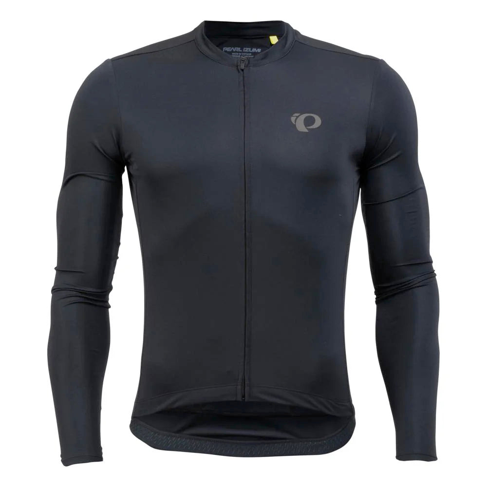 pearl izumi men's attack long sleeve jersey-color-black