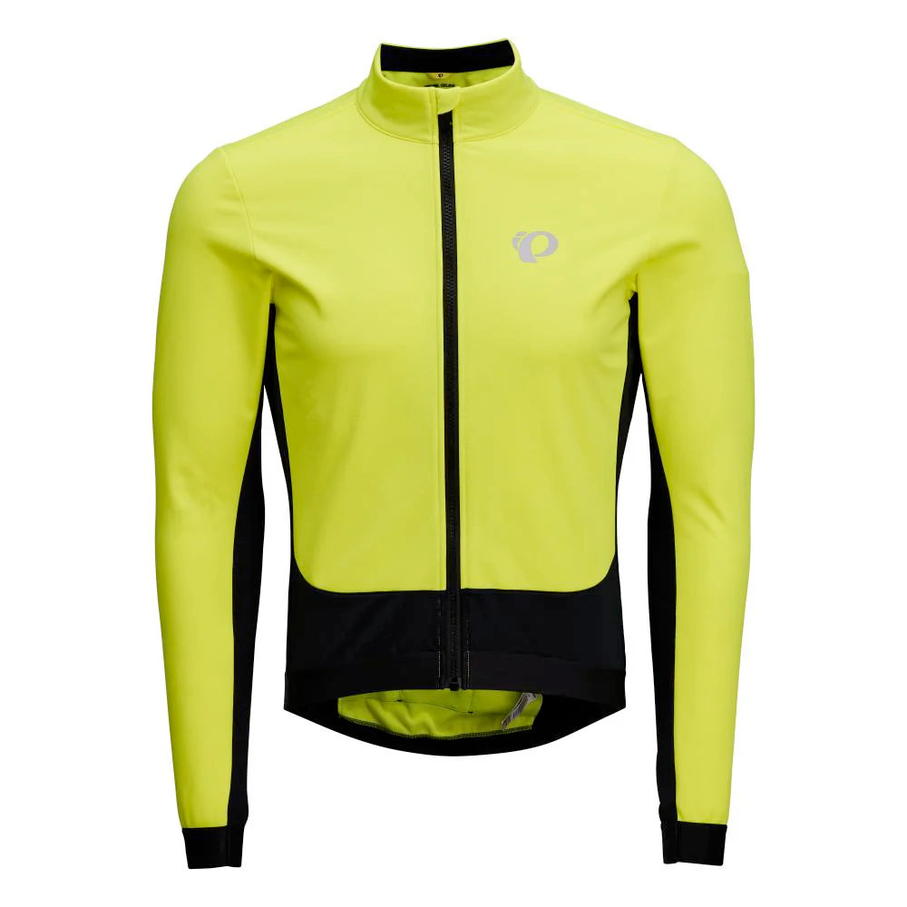 pearl izumi men's attack winter jacket-color-screaming yellow/black