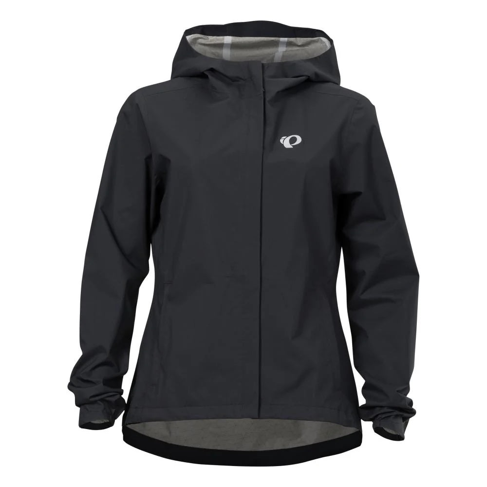 pearl izumi women's canyon 2.5l rain jacket-color-black