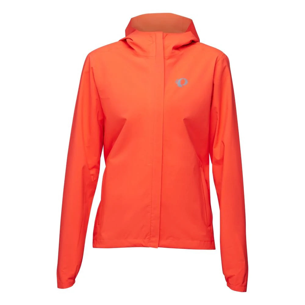 pearl izumi women's canyon 2.5l rain jacket-color-fiery coral