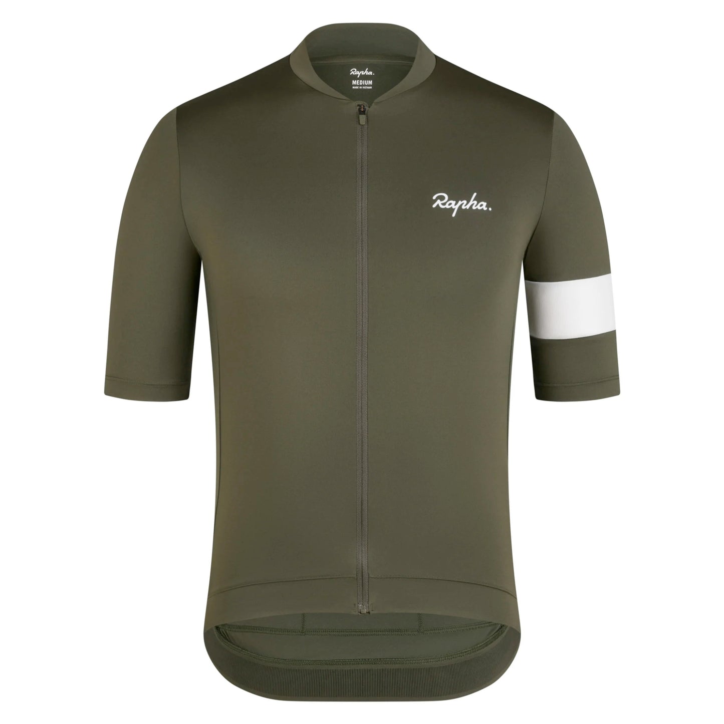 Rapha Core Men’s Jersey L Dark Green/White