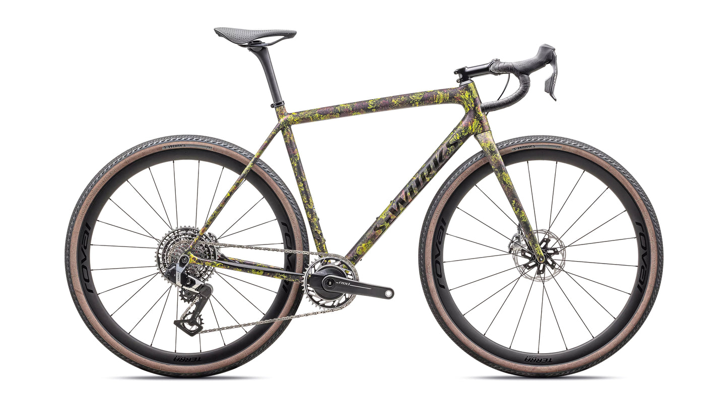 S-Works Crux LTD SRAM Red Xplr Road Bike 54Cm Satin Carbon/Rebel Pink Tint + Ion Blurred Impasto/Gloss Black Tint