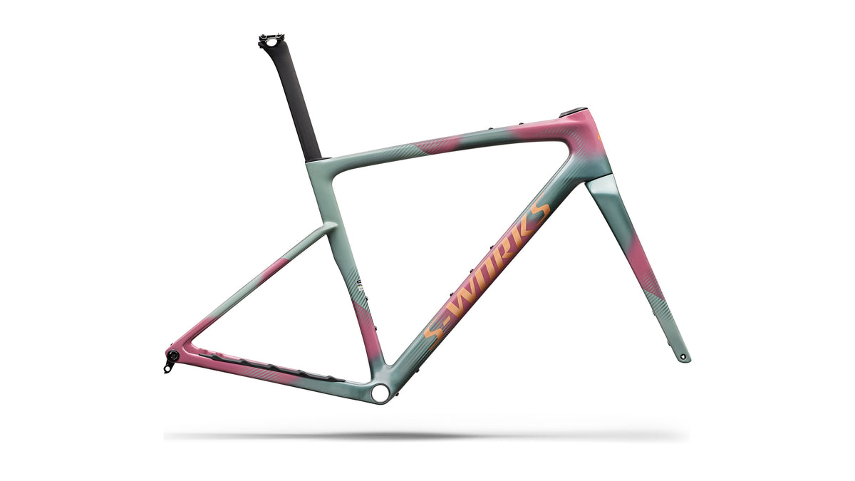 S-Works Crux 5 Frameset 61Cm Agave Grey/Photon Tint Over Silver Dust