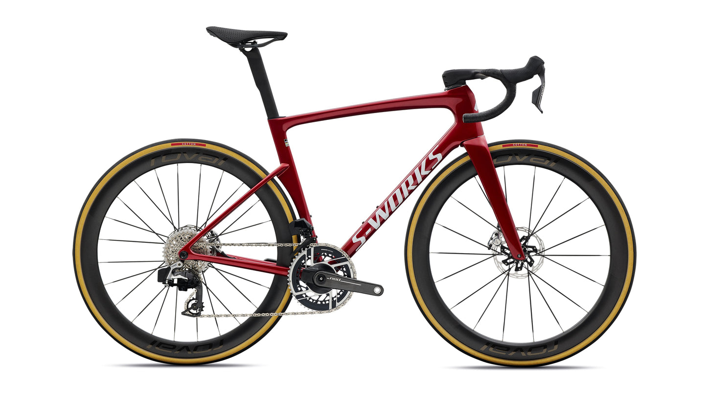 S-Works Tarmac SL9 AXS Road Bike 44Cm Gloss Ruby Metallic/White Silver Metallic