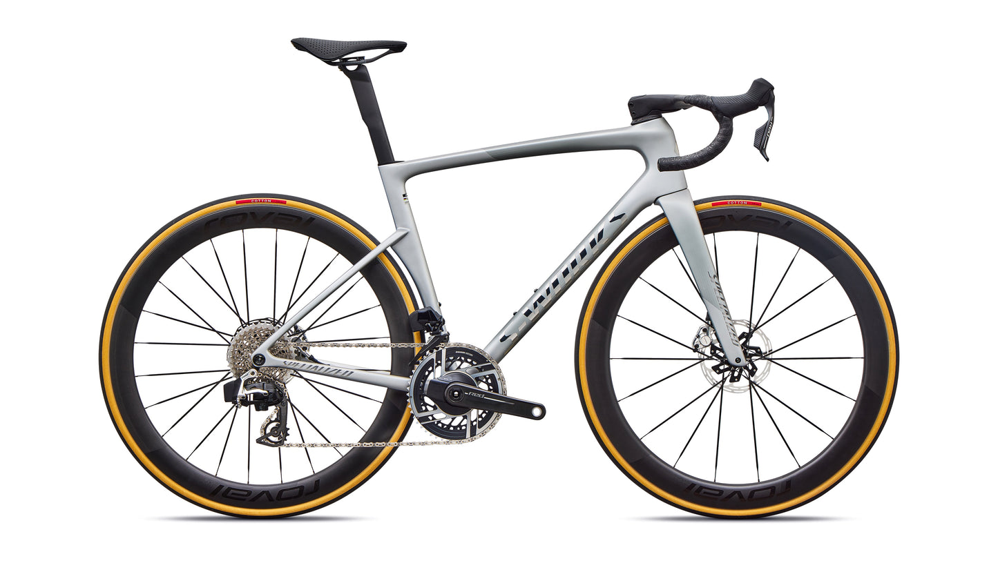 S-Works Tarmac SL9 AXS Road Bike 44Cm Satin Silver Dust/Gloss Chrome