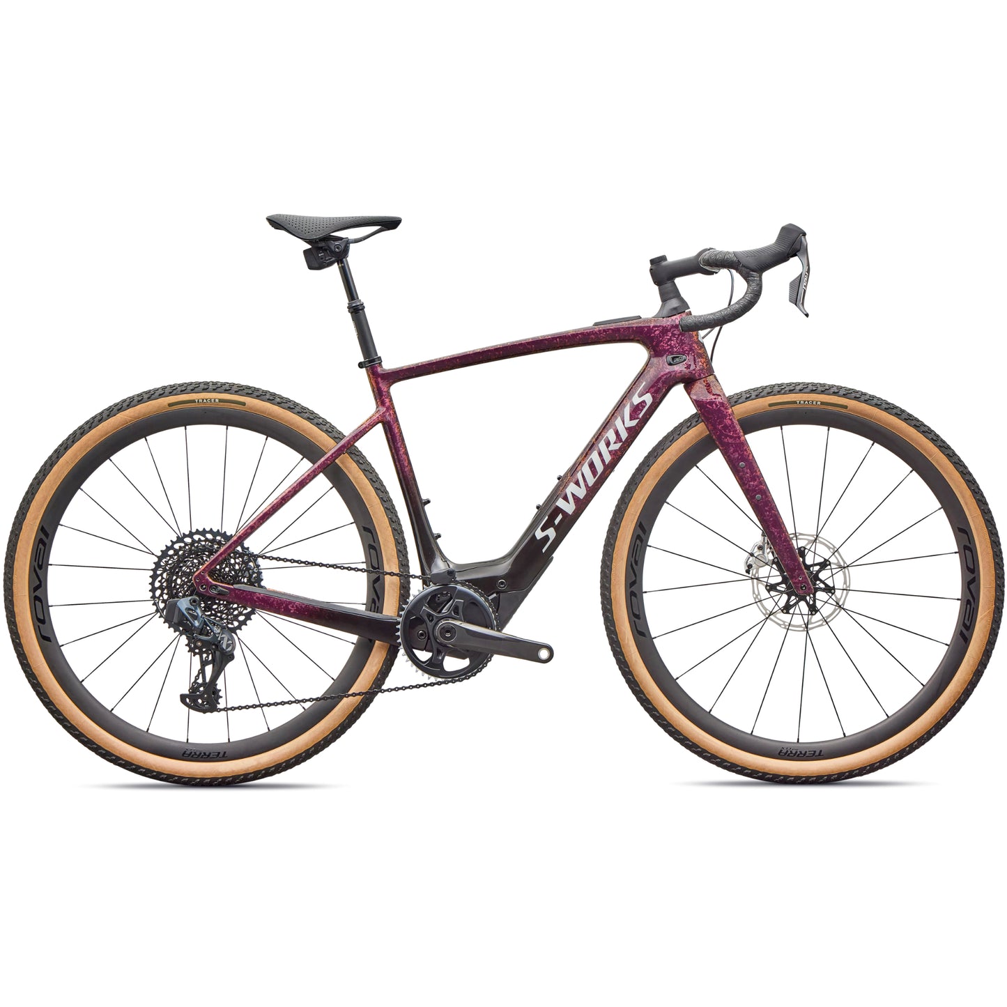 S-Works Turbo Creo 2 Electric Road Bike 58Cm Gloss Bordeaux Metallic/Silver Dust