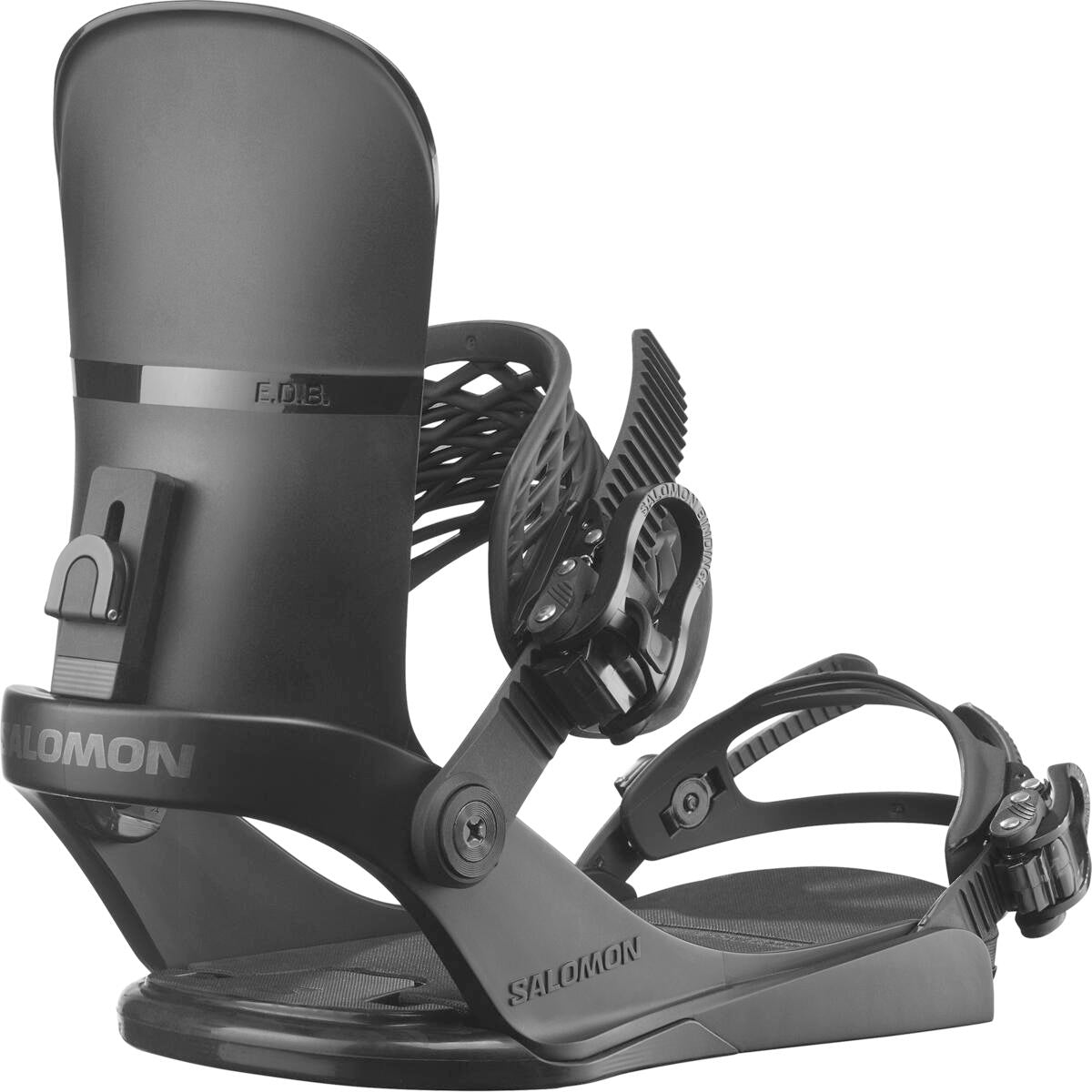 salomon edb snowboard bindings 2026-color-black