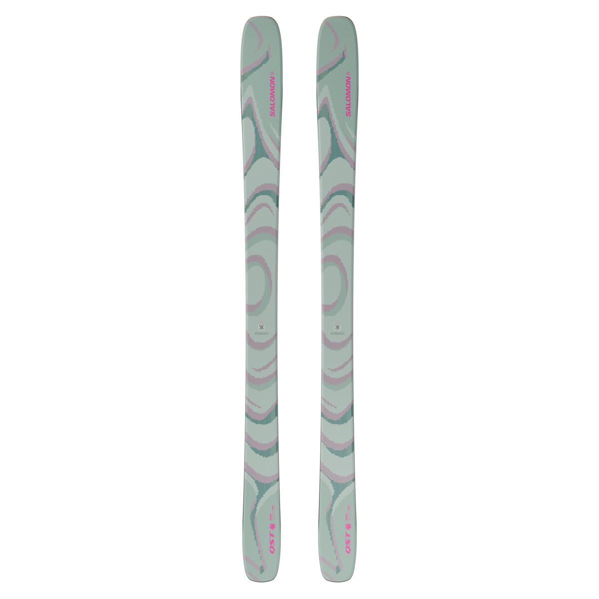 salomon qst 100 skis 2026-color-iceberg green