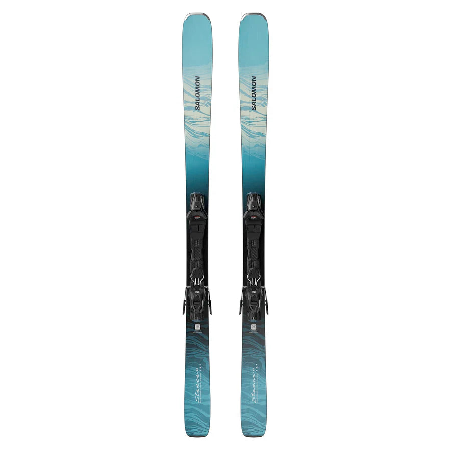 Salomon Stance 80 Women’s Skis with M10 Bindings 167Cm Alaskan Blue