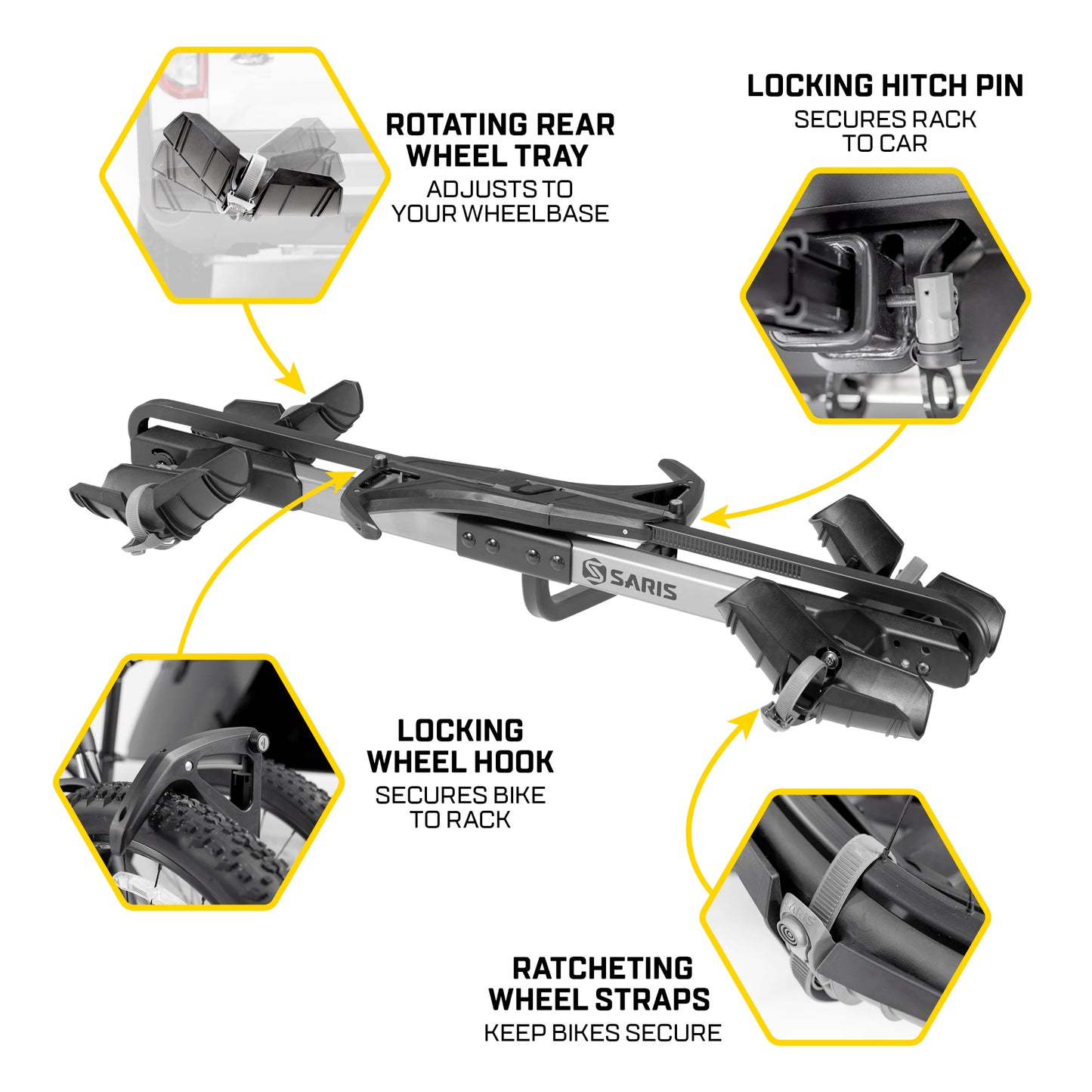 saris freedom 2-bike hitch rack