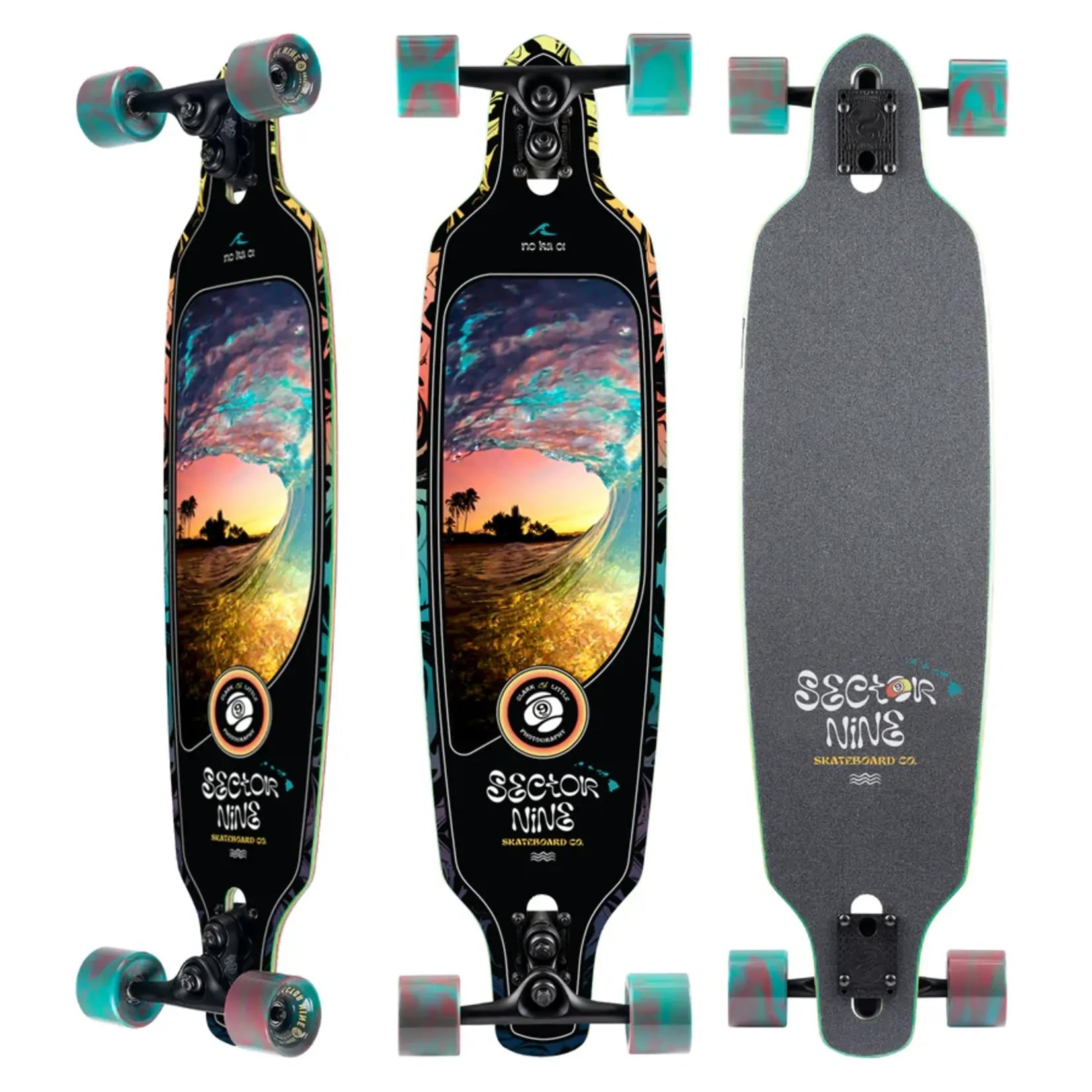 Sector 9 FRACTAL SHAVE ICE COMPLETE | Complete Skateboards