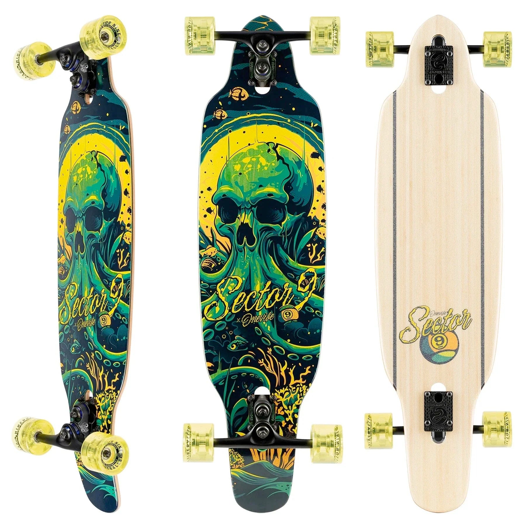 Sector 9 STRIKER DEPTHS LONGB | Complete Skateboards | ERIK'S