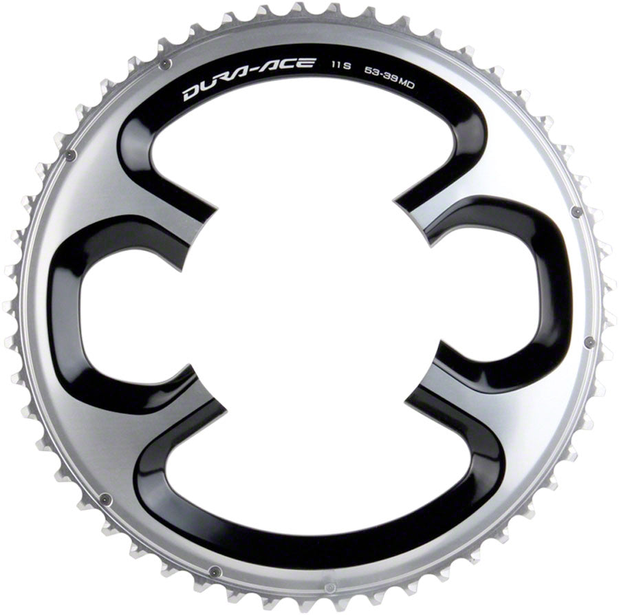 shimano dura-ace 9000 53t 110mm 11-speed chainring for 39/53t