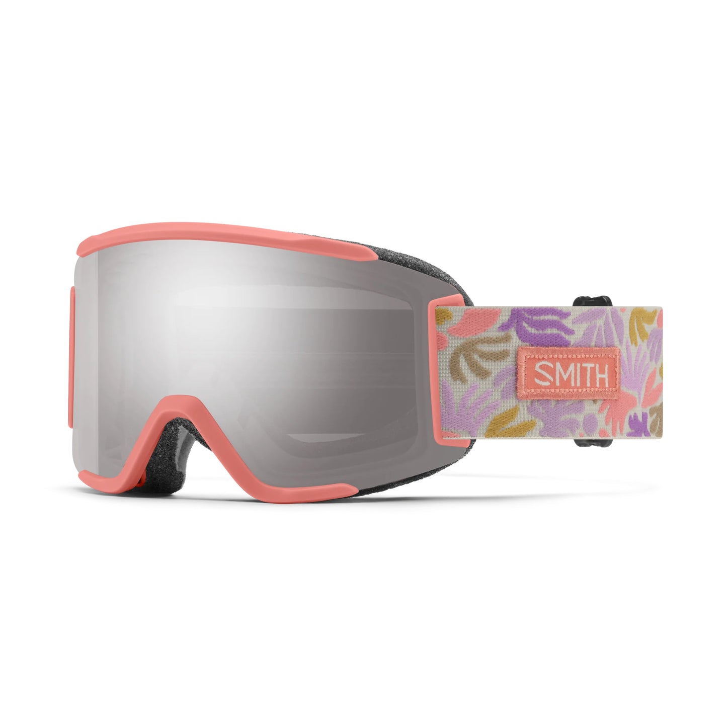 smith squad s goggle-color-flare flora | chromapop sun platinum mirror