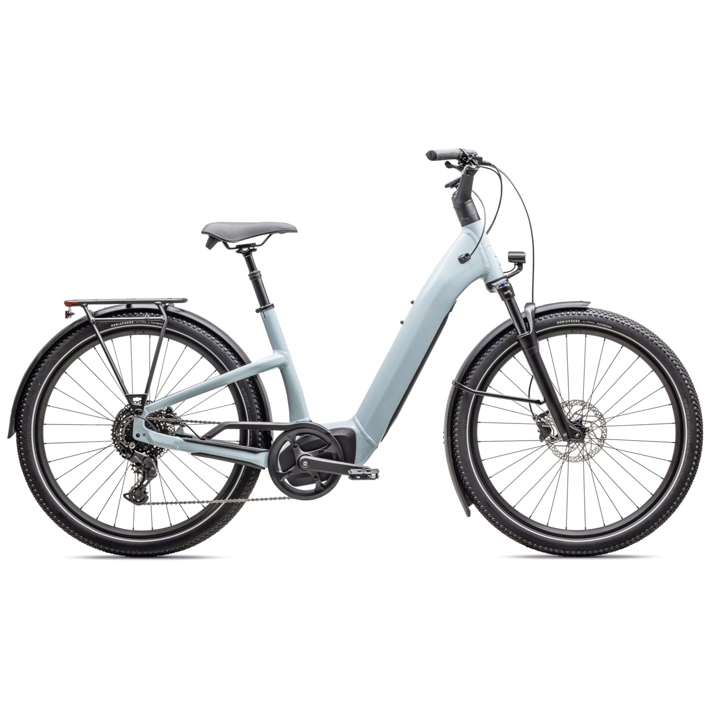 specialized 2025 como 4.0 electric bike-color-gloss seafoam / silver dust reflective