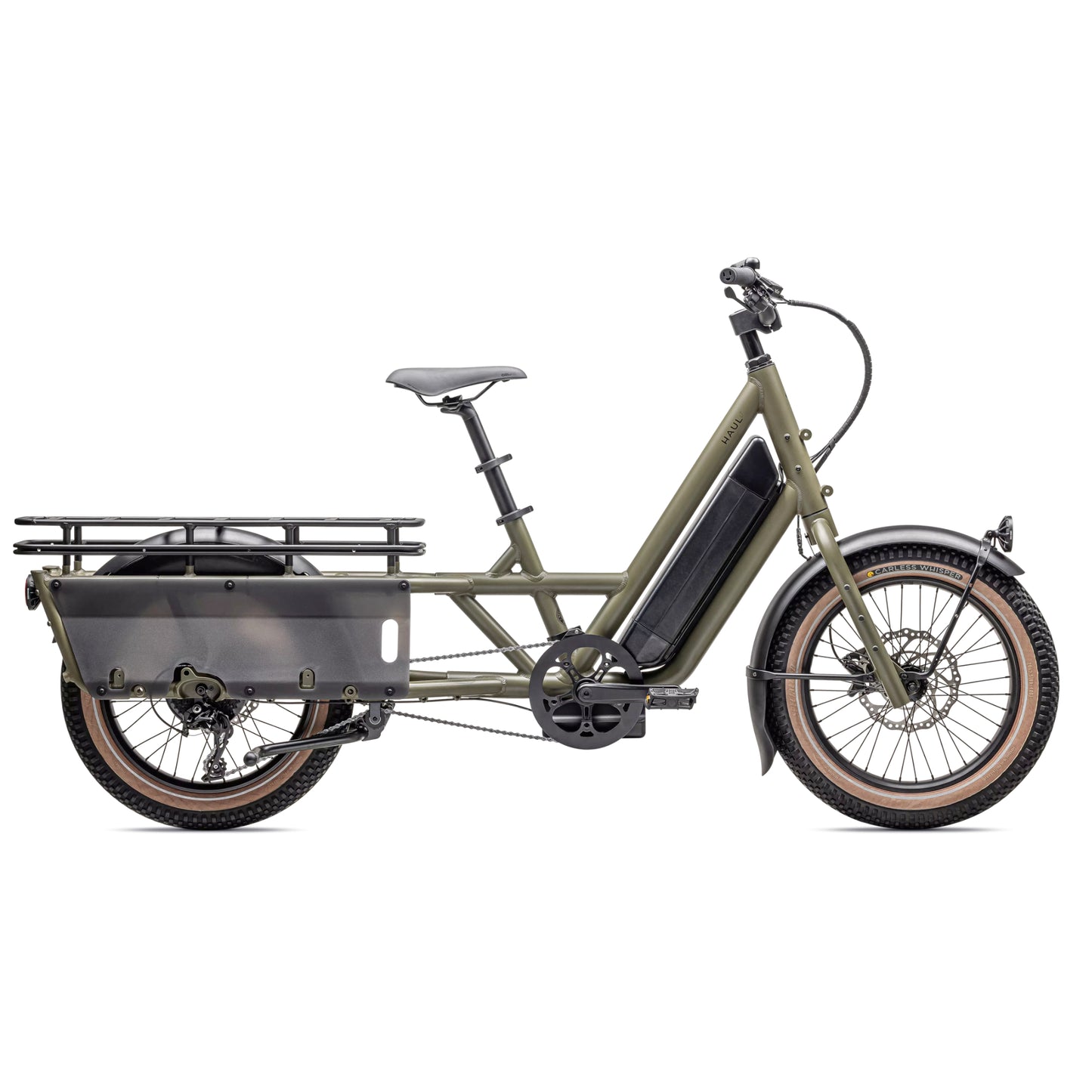 specialized globe haul lt electric cargo bike-color-satin green