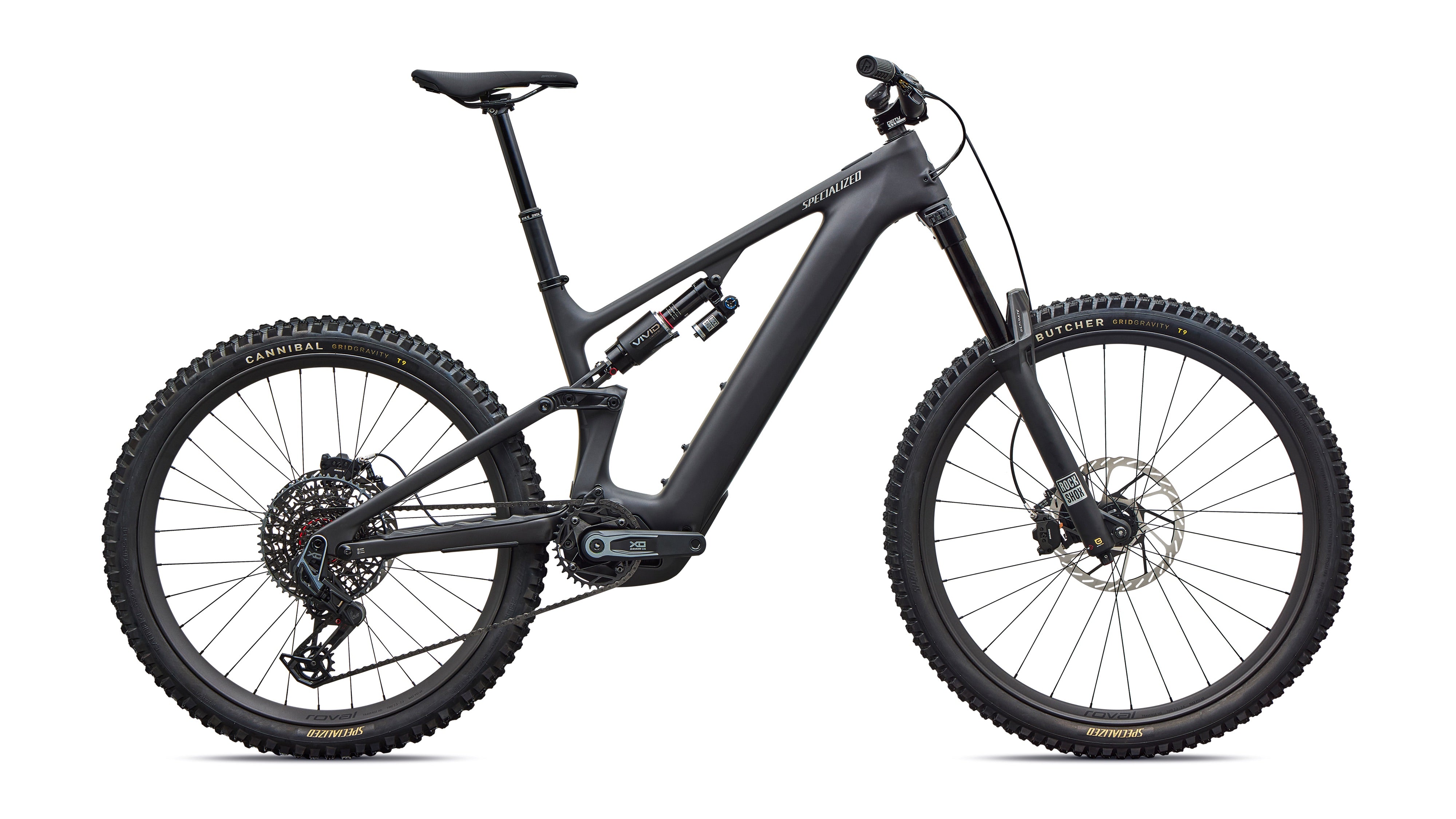 electric full suspension bicycle Specialized LEVO PRO EVO G4 | Mountain Bikes EASTER and even snow with Cycling Gloves for Men Color:Mid-Night Blue