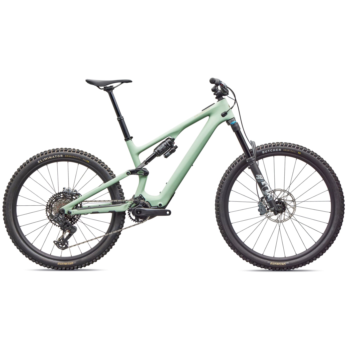 specialized levo sl 2 comp electric mountain bike-color-pistachio / laurel green