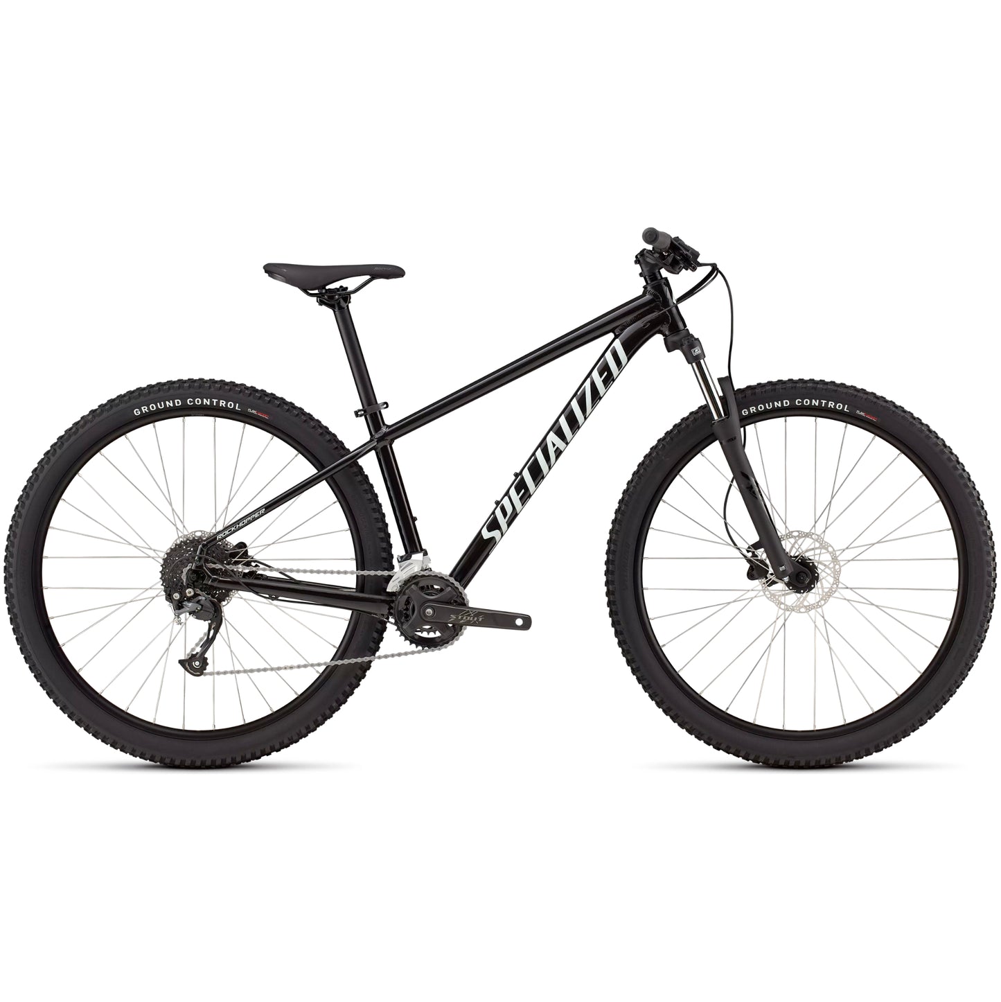 specialized 2026 rockhopper hardtail mountain bike-color-obsidian/dune white
