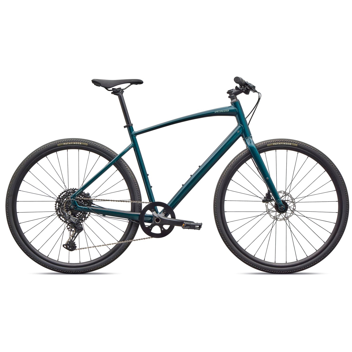 specialized 2026 sirrus x 3.0 flat bar road bike-color-gloss emerald metallic