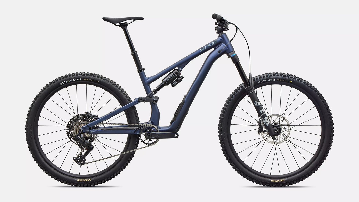 Specialized Stumpjumper 15 EVO Comp Alloy Full Suspension Mountain Bike S1 Satin Metallic Deep Marine