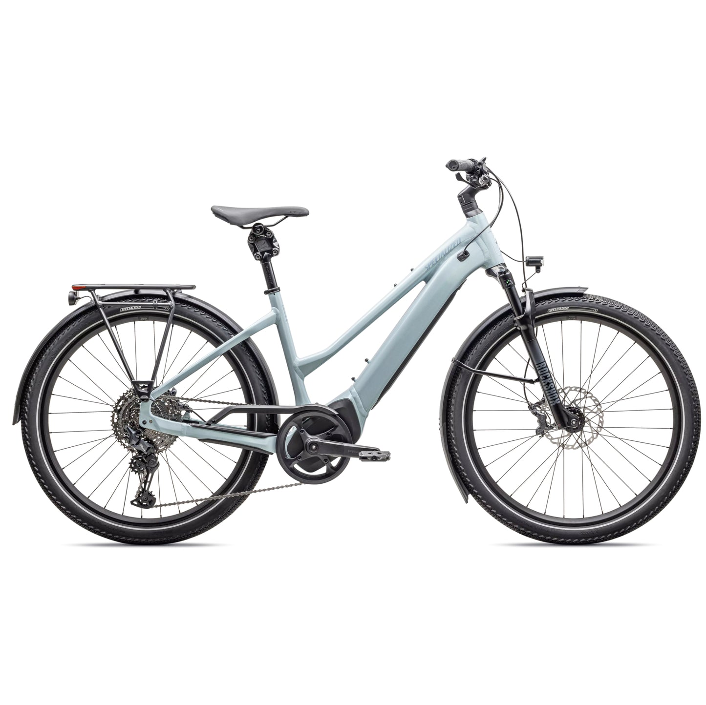 specialized 2025 turbo vado 5.0 step-through electric bike-color-satin seafoam/lapis pearl/glacial metallic