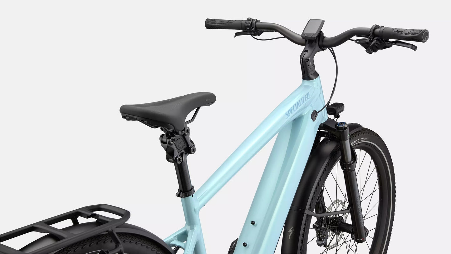 Specialized Turbo Vado 5.0 Electric Bike Xl Gloss Seafoam / Lapis Pearl / Glacial Metallic