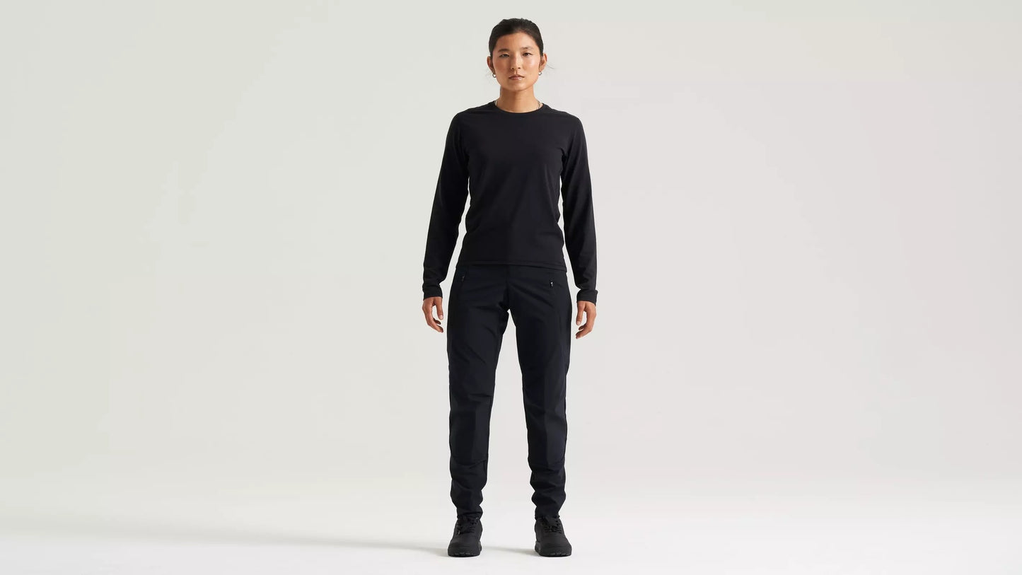 specialized women's traction long sleeve tee-color-black