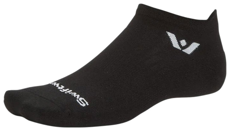 swiftwick aspire no show socks-color-circuit black