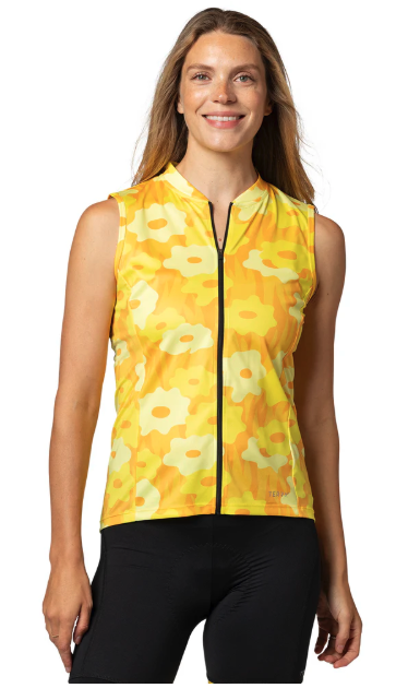 Terry Breakaway Full Zip Sleeveless Bike Jersey Xl Cosmos