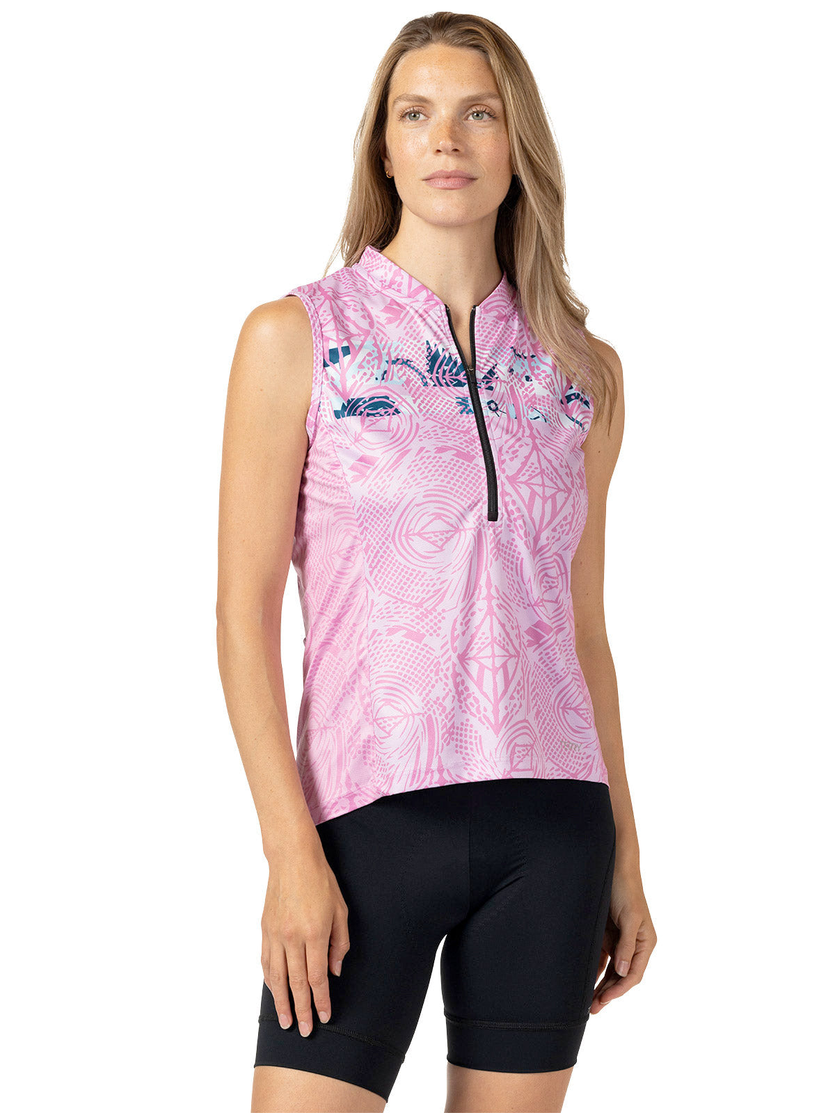 terry breakaway mesh sleeveless women’s jersey-color-pedal through pink