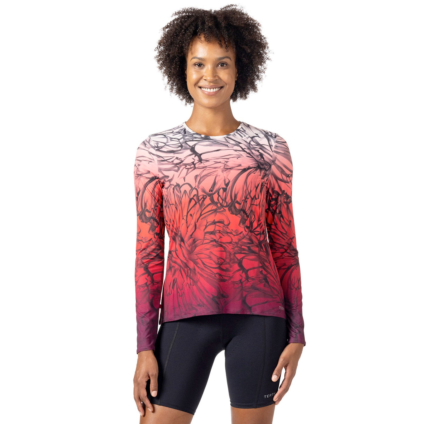 terry soleil flow long sleeve women’s jersey-color-blossom fade