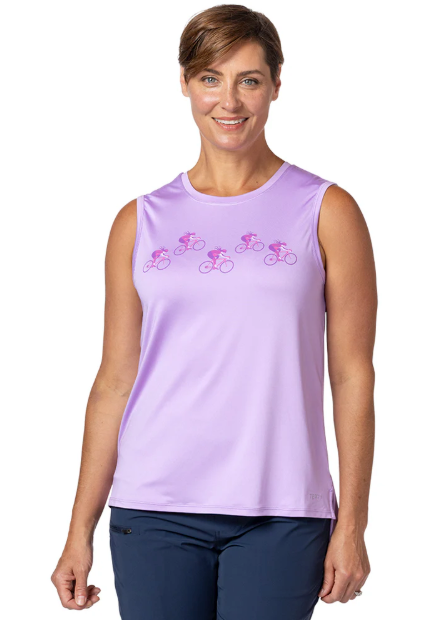 Terry Tech Tee Tank Xl Lavendula T Girl Trip