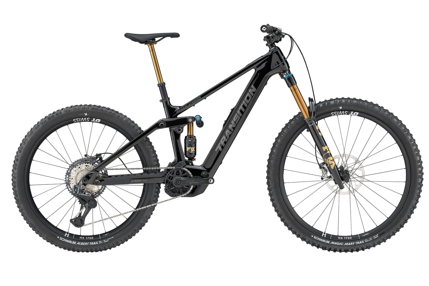 Transition Regulator CX XT Di2 Electric Mountain Bike L Clear Black Night