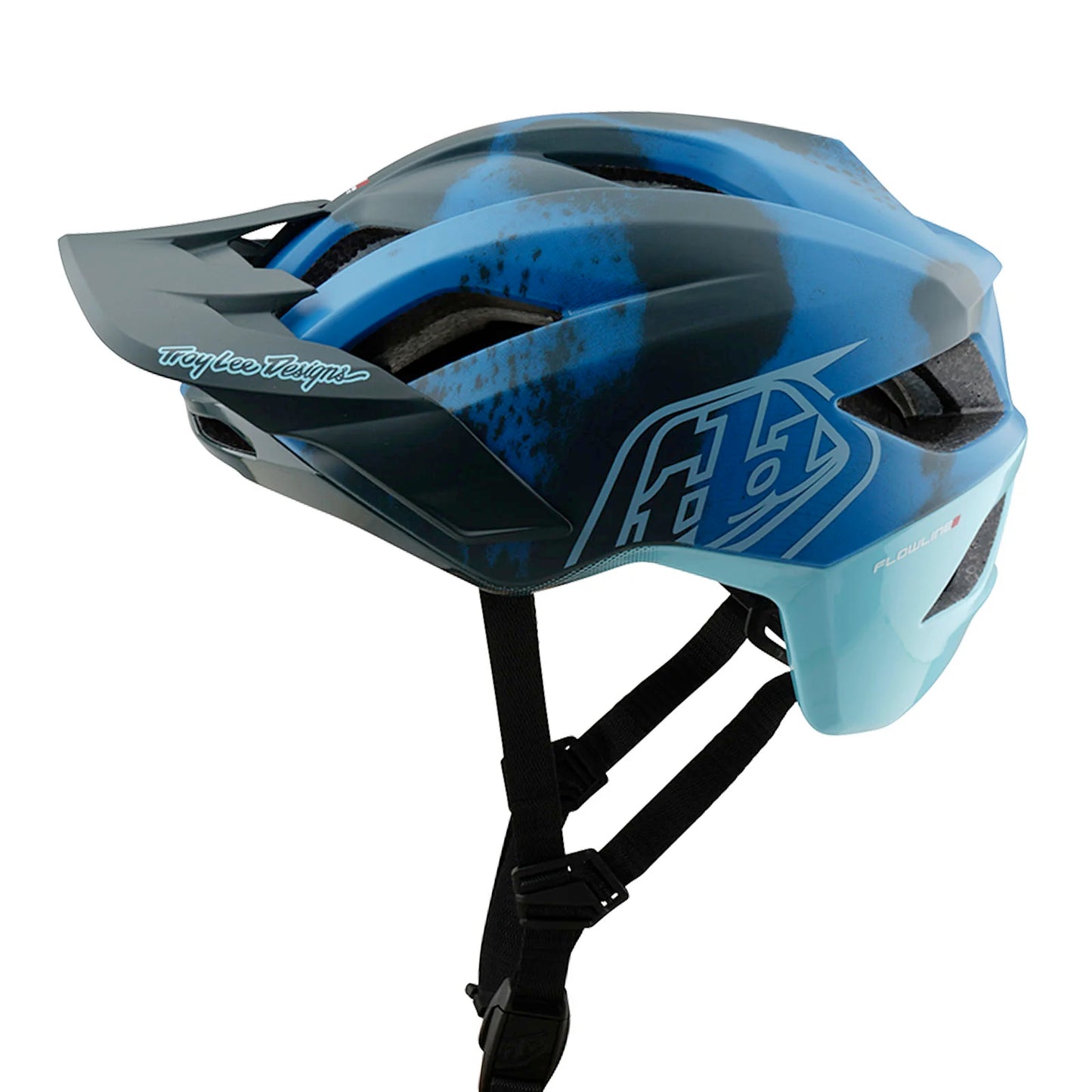 troy lee designs flowline se helmet-color-blue