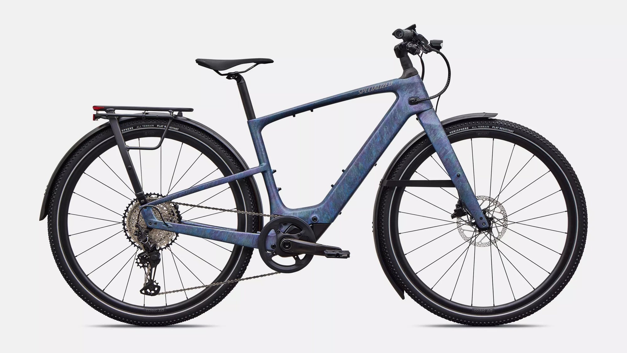 Turbo Vado SL 2 6.0 EQ Carbon Satin Grey Blue / Desert Metallic / M