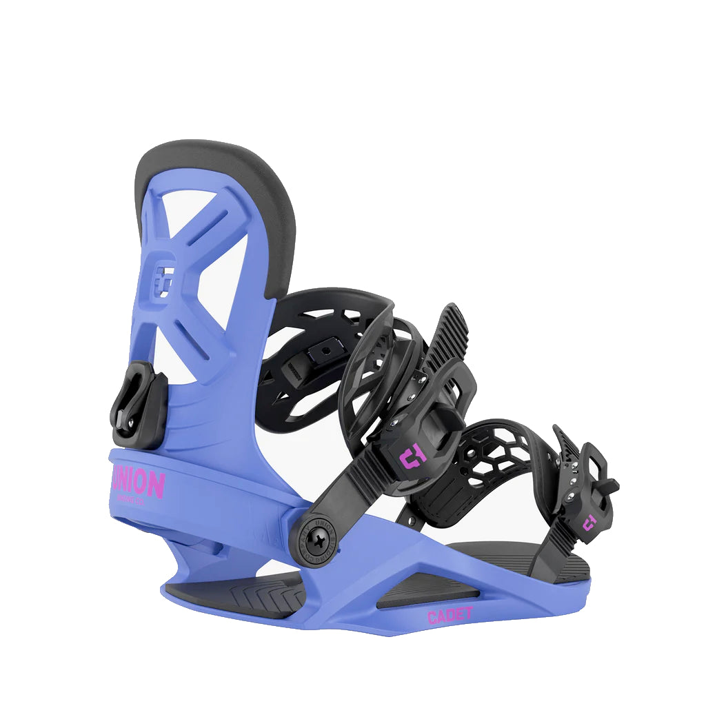 union cadet snowboard binding kids Pro Bindings and the single strap system made getting in and out of the binding something they could actually manage on their own without help Union Cadet Kids Snowboard Bindings