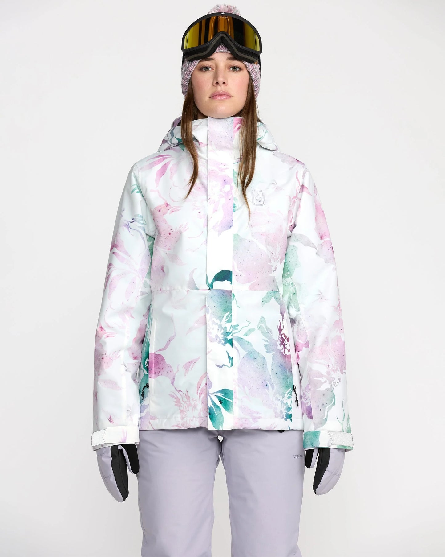 volcom bolt insulated women’s jacket-color-white