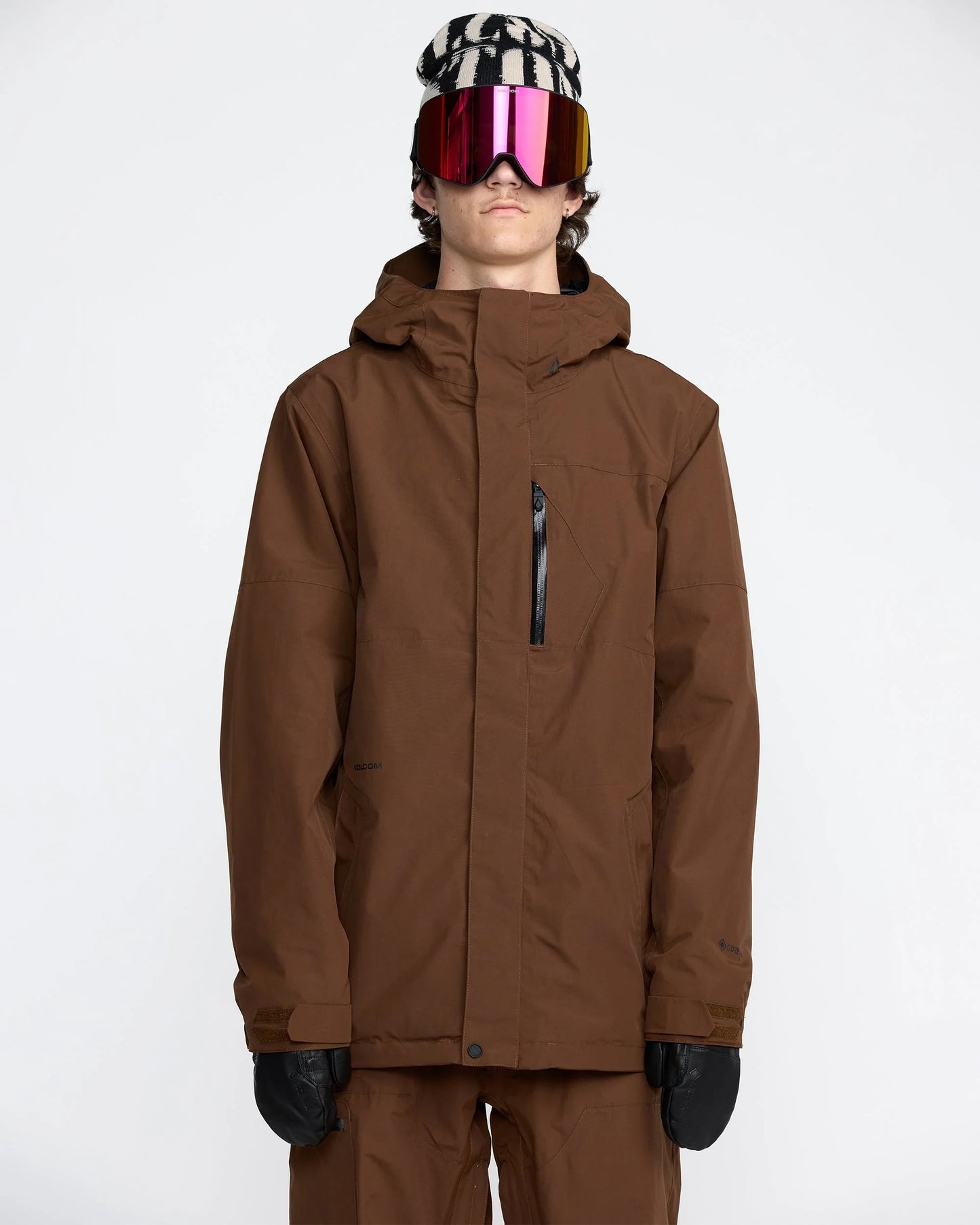 Volcom Men’s L GORE-TEX Jacket Xl Brown