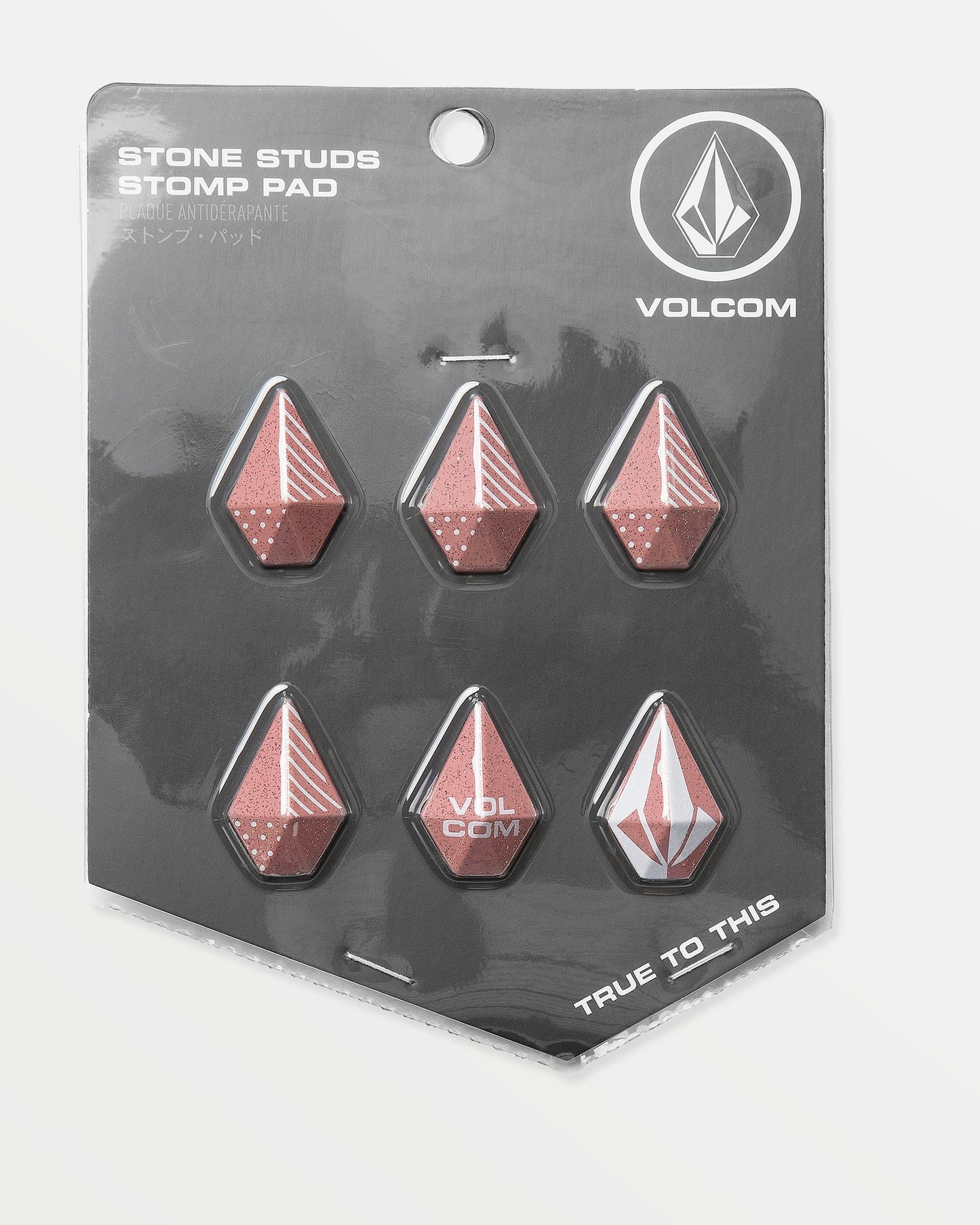 volcom stone studs stomp pad-color-pink