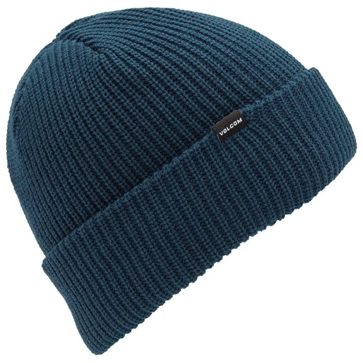 volcom sweep lined beanie-color-deep blue