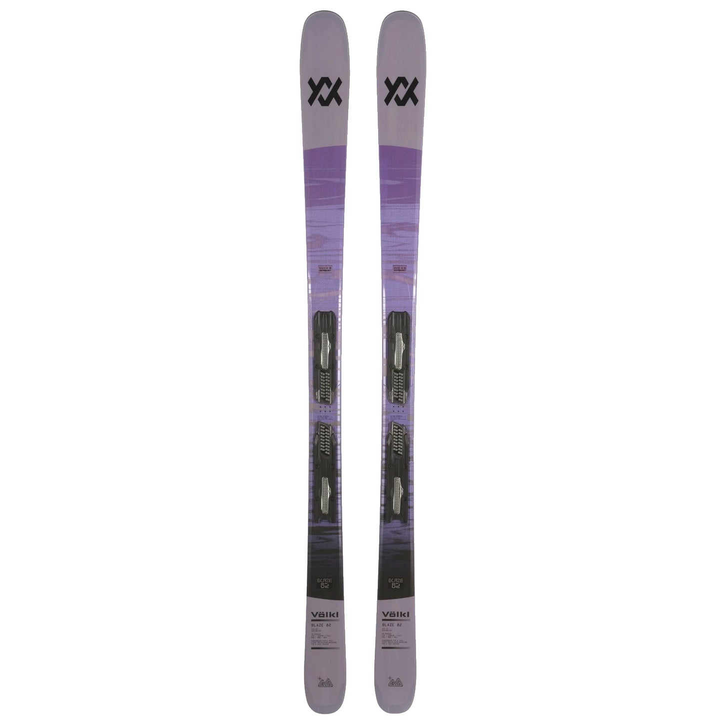 volkl blaze 82 skis with v10 bindings 2026-color-purple
